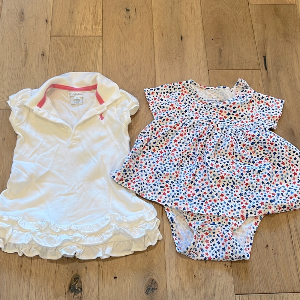 Ralph Lauren & Vineyard Vines 12M Dresses